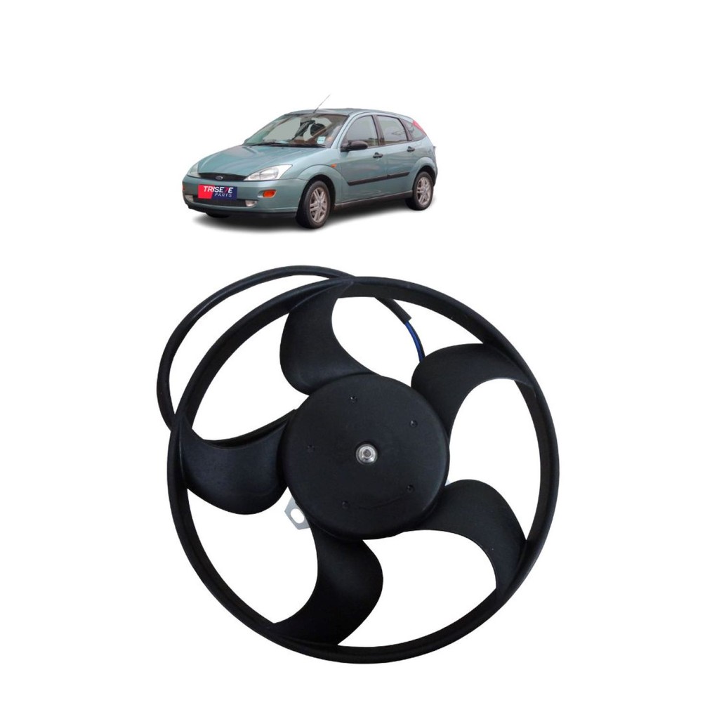 Ventoinha do Radiador Ford Focus 1.8 e 2.0 de 2000 até 2004 (Auxiliar)