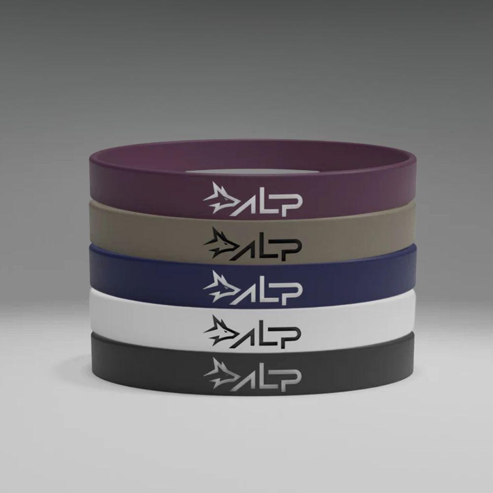 Kit 5 Pulseiras de Silicone Alpha Várias Cores