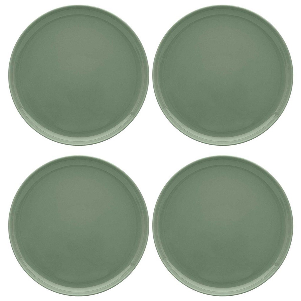 Jogo de 4 Pratos Rasos 26 Cm Oxford Flat Matcha em Oferta na Shopee