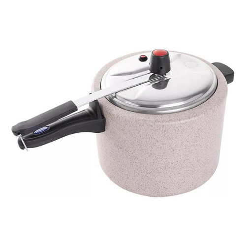 Panela De Pressão Ceramic Life Vapt 20cm 4,5l Vanilla Brinox