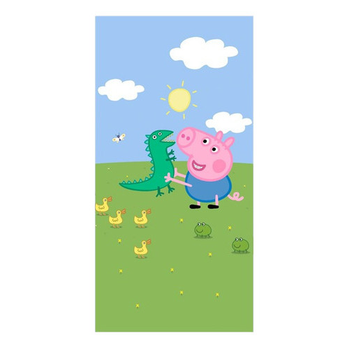 Painel Sublimado 1,00 X 2,00 TEMA George Pig - Peppa Pig - Painel Lateral Retangular