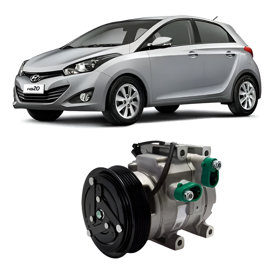 Compressor Ar Condicionado Hb20 1.6 Original Delphi em Oferta na Shopee