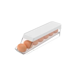 Organizador de ovos roll Ou 7un Linha Clear Fresh