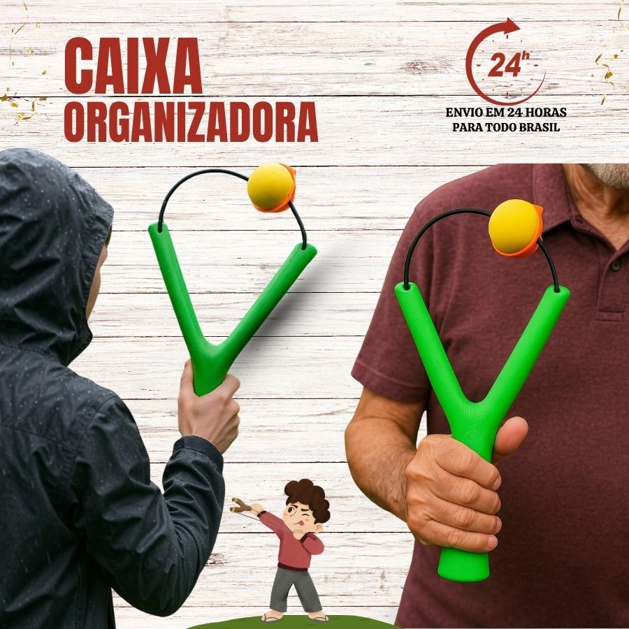 Voador Lança Bolinhas Brinquedo Estilingue Lançador Bolas Soft