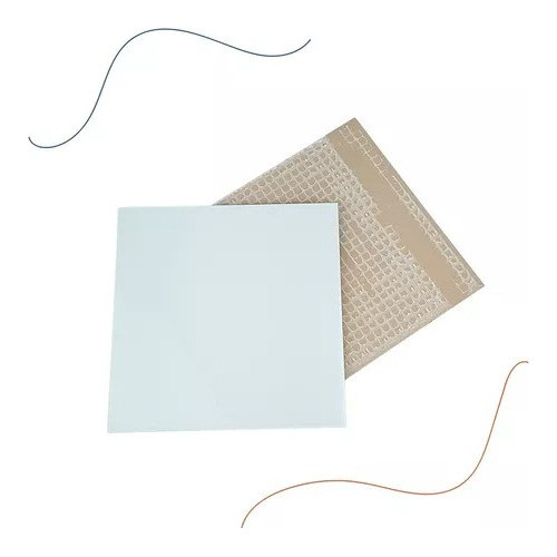 Azulejo Super Branco Para Sublimação 20x20 + Suporte (12und)