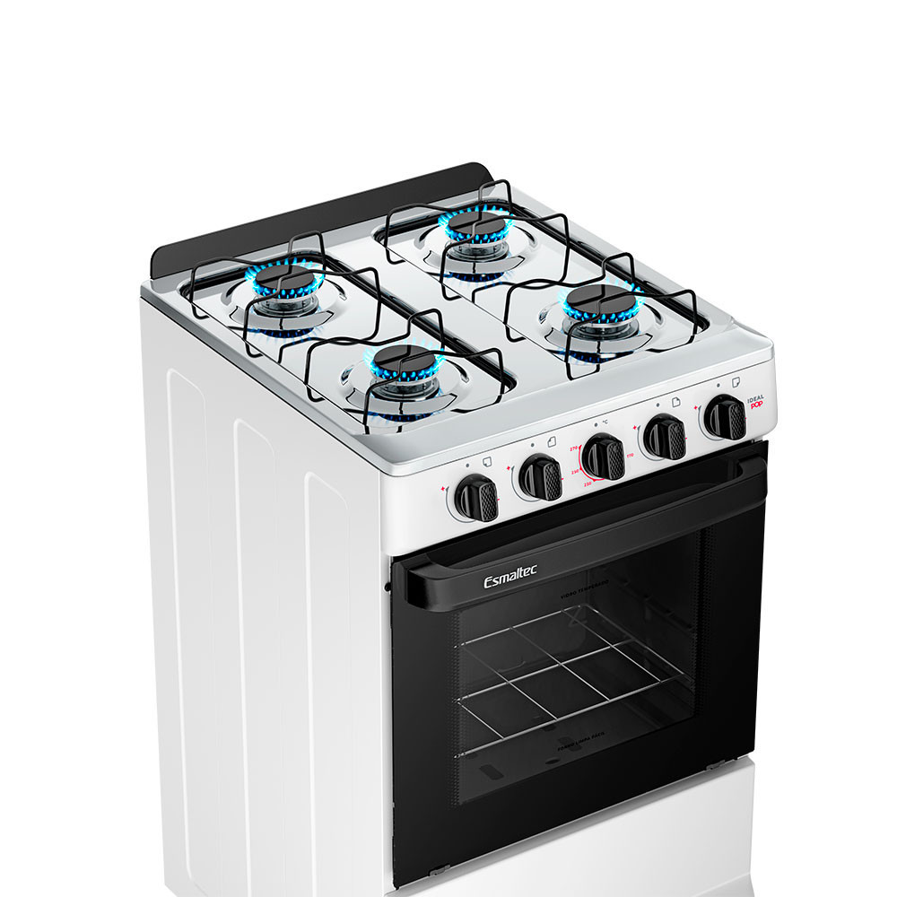 Fogão Ideal Pop 4 Bocas com Mesa em Inox Esmaltec · foto 2