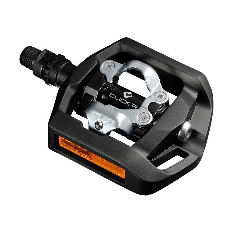 PEDAL 9/16 CLIP PLATAFORMA SHIMANO DEORE T421 CLICK-R C/TACOS