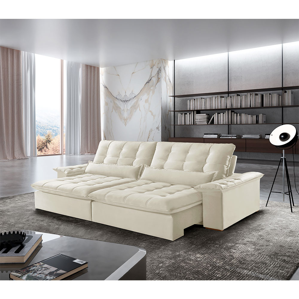 Sofá Victory Linho 02 Módulos de 100cm B25cm Meu Sofá Online