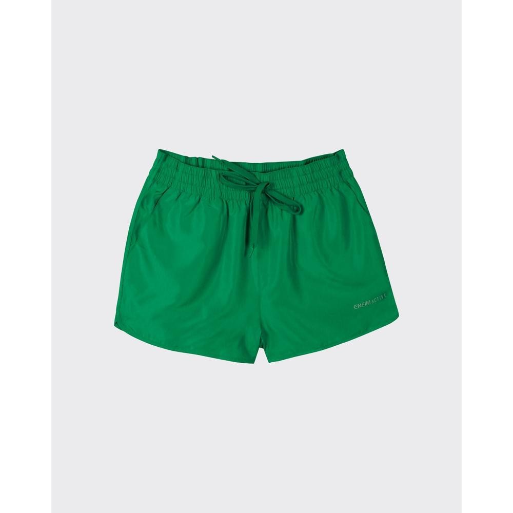 Shorts Feminino Barra Arredondada Em Tafetá - ENFIM - Women Clothes