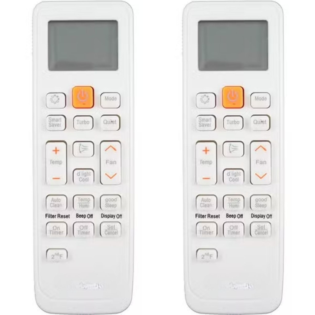 2x Controle Compatível Com Ar Condicionado Samsung Split