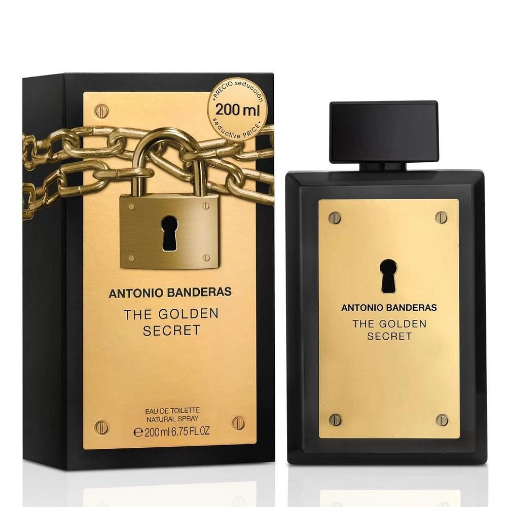 The Golden Secret Masculino Eau de Toilette Antonio Banderas em Oferta na Shopee