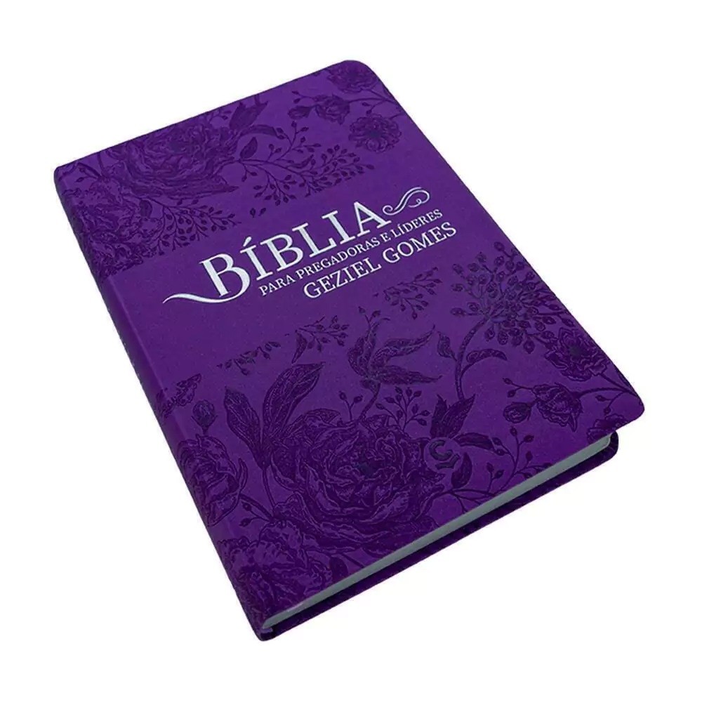 Bíblia De Estudo ARC Para Pregadores E Líderes Grande - Capa Luxo Lilas - Books & Magazines