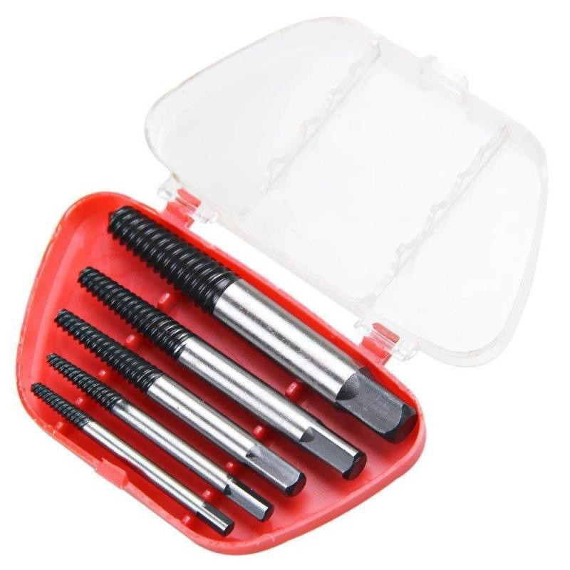 Ferramenta para Remover Parafusos Quebrados - Kit com 5 Peças Extratores Saca