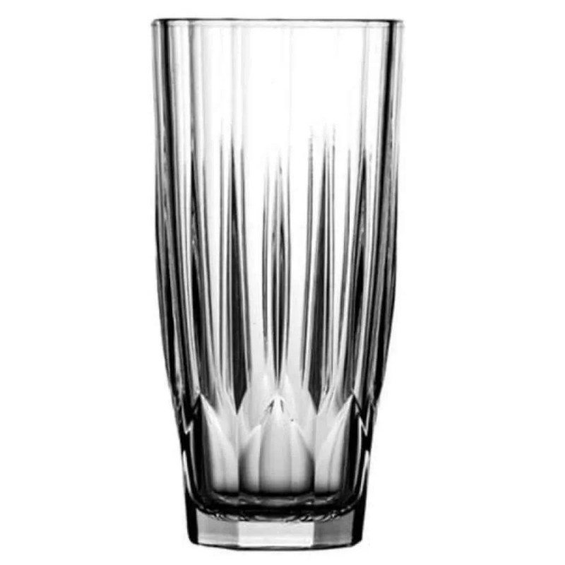 Copo de Vidro Long Drink 315ml Pasabahçe Diamond Sofisticado para Bar e Restaurante