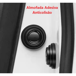 Kit de 4 Pcs Almofada De Silicone Anticolisão Para Porta De Carro Capô /Silencioso Auto Resistente a Água
