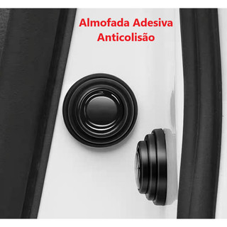 Kit de 4 Pcs Almofada De Silicone Anticolisão Para Porta De Carro Capô /Silencioso Auto R…