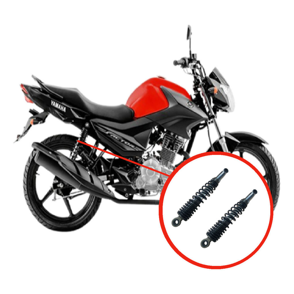 Par Amortecedor Traseiro YBR 125 Factor RDZ 125 RD 135 YBR 125 1986 1987 1988 1989 1999 2000 a 2015