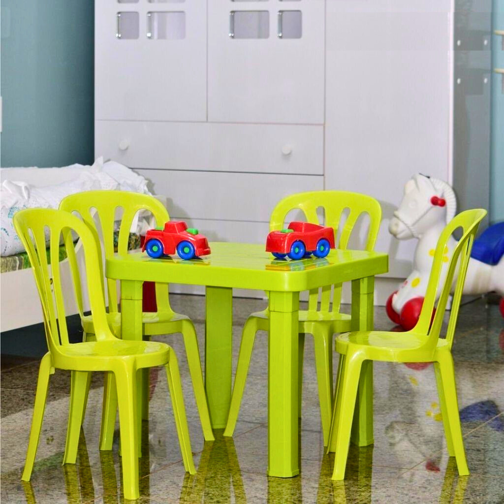 Mesa Mesinha Infantil Desmontável Crianças Mesa Multiuso Super Prática Praia Camping Pisci...