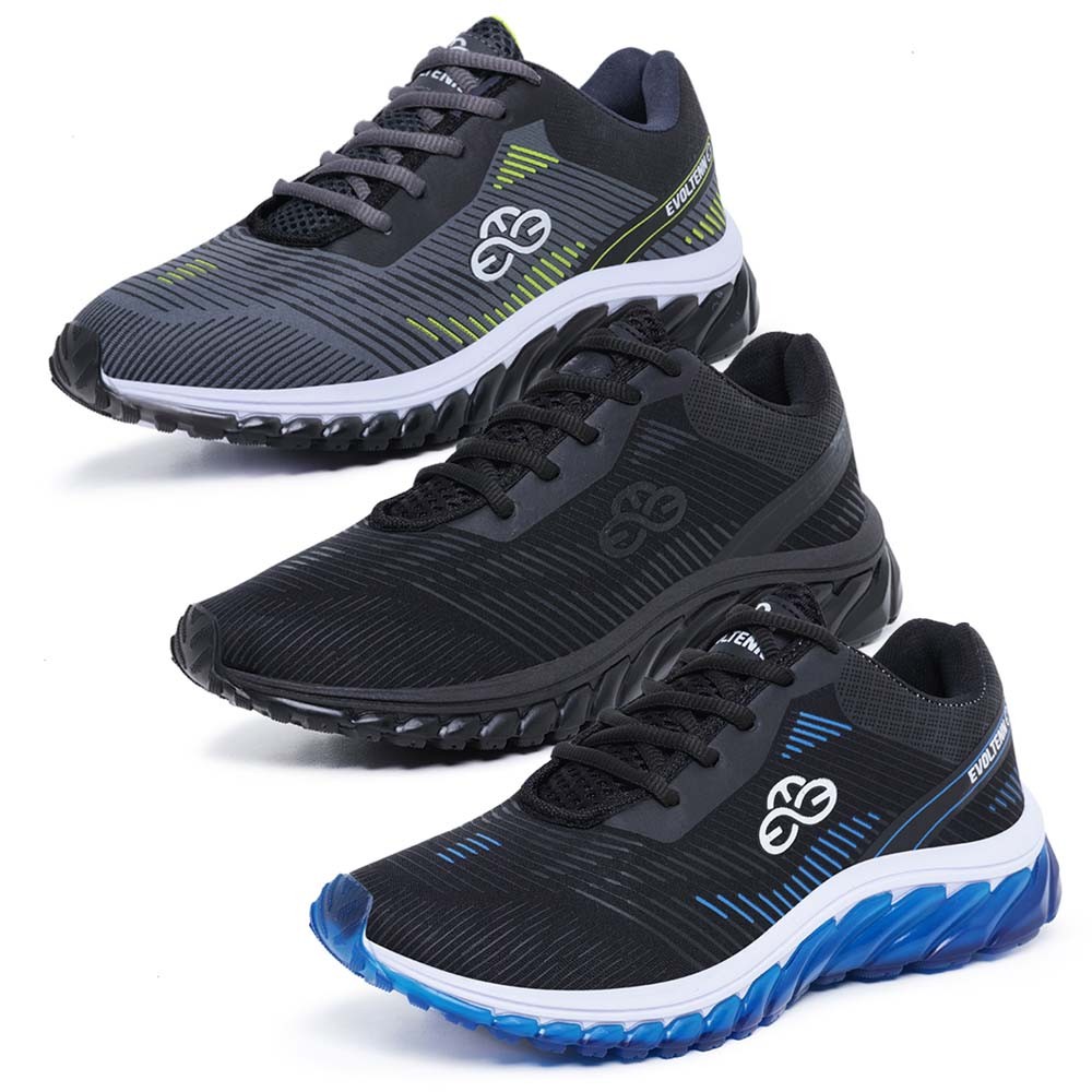 3 Tênis Masculino Esportivo Easy Corrida Resistente Kit Exclusivo em Oferta na Shopee