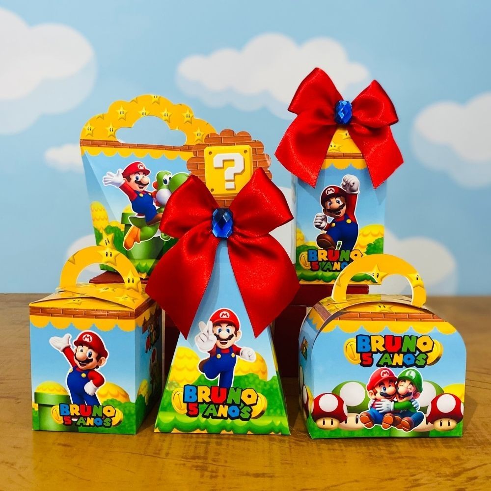 Kit Festa SUPER MÁRIO | Lembrancinhas | Festa infantil | Aniversário
