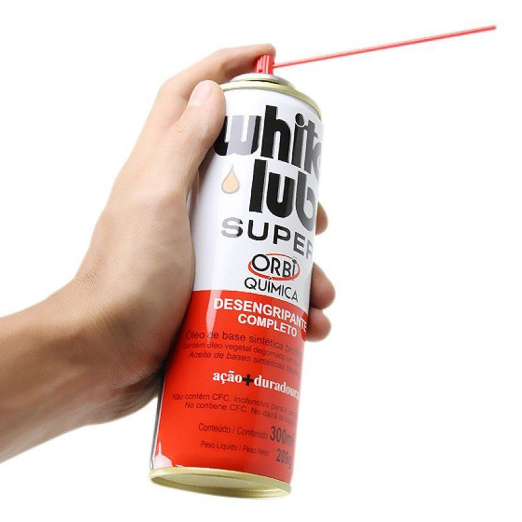 Lubrificante Para Corrente De Moto White Lub 300ml Desengripante Spray Antiferrugem Automotivo em Oferta na Shopee