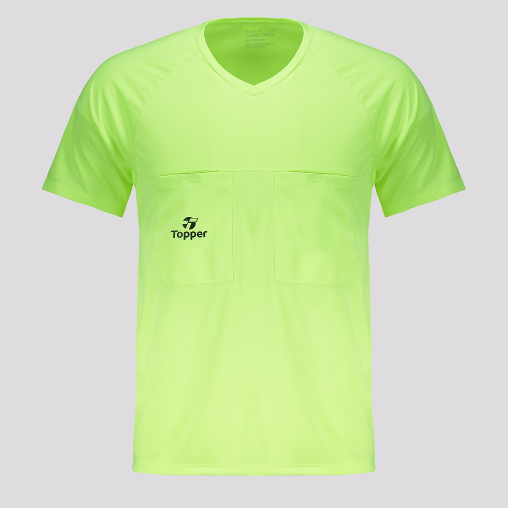Camisa Topper Árbitro Classic Verde em Oferta na Shopee