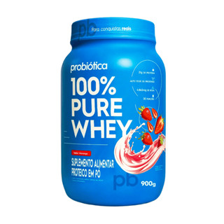 100% Pure Whey Pote 900g Probiotica em Oferta na Shopee