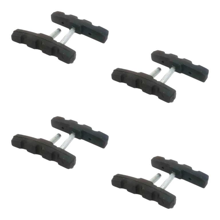 Kit 4 Par Pares De Sapata Freio V-brake Bicicleta Porta Patim 70mm em Oferta na Shopee