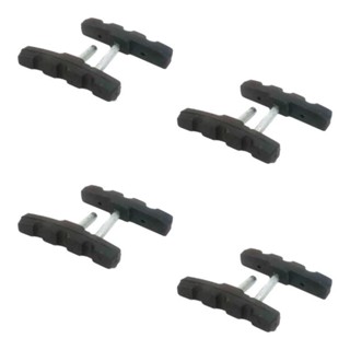 Kit 4 Par Pares De Sapata Freio V-brake Bicicleta Porta Patim 70mm em Oferta na Shopee
