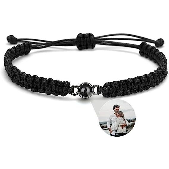 Pulseira Projetora de Foto Personalizável Ajustável Presente