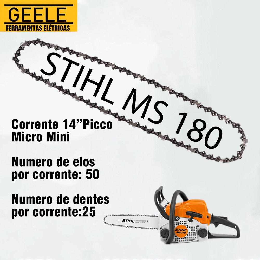 Corrente para Motosserra Stihl de 14 Polegadas
