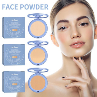 Pó Compactado para Controle de Oleosidade, Poros Invisíveis, À Prova d'Água, Fosco, Longa Duração, Pó de Fixação Natural em Oferta na Shopee