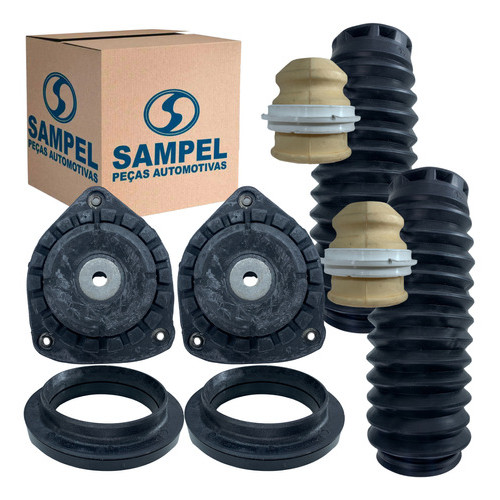 2 Kit Batente Coifa Coxim Rolamento Dianteiro Original Sampel Fluence 2012 Em Diante