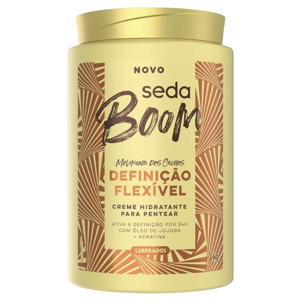 Creme para Pentear Seda Boom Definição Flexível 1kg em Oferta na Shopee