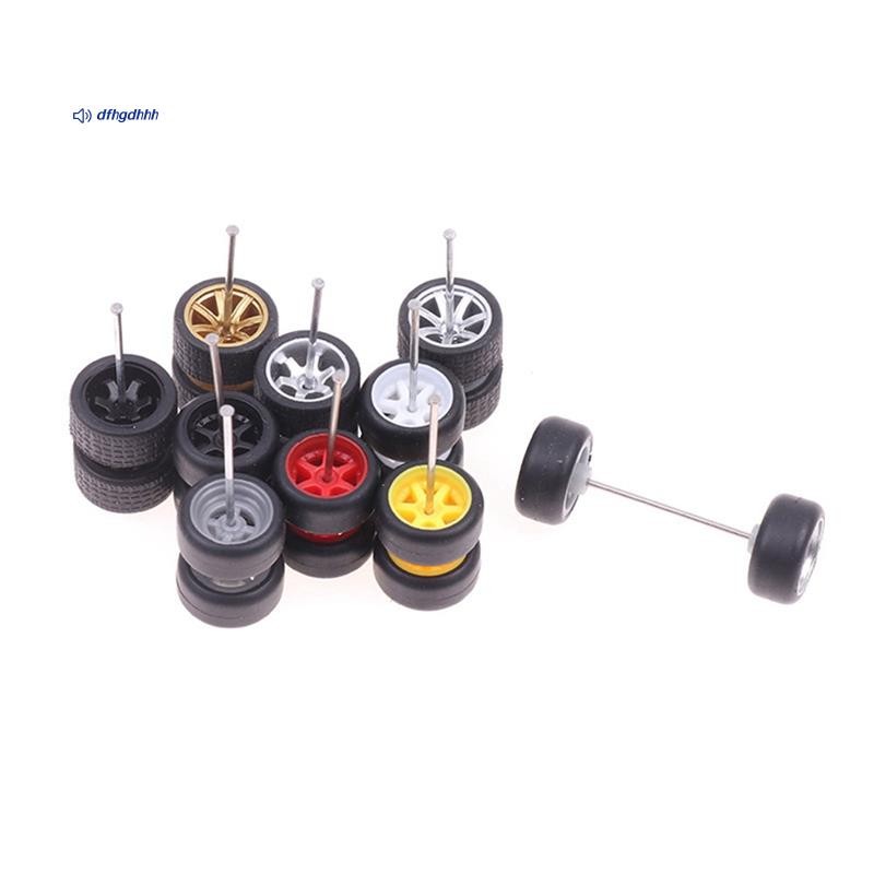 10 Conjuntos De Rodas Offroad 1/64/Pneus De Borracha 18.3mm Pneu Removível Para Roda 1 : 64 RC Caminhão Modelo Off-Road em Oferta na Shopee