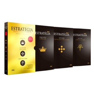 Box O Essencial da Estratégia 3 Volumes A Arte da Guerra O Príncipe O Livro dos Cinco Anéis em Oferta na Shopee