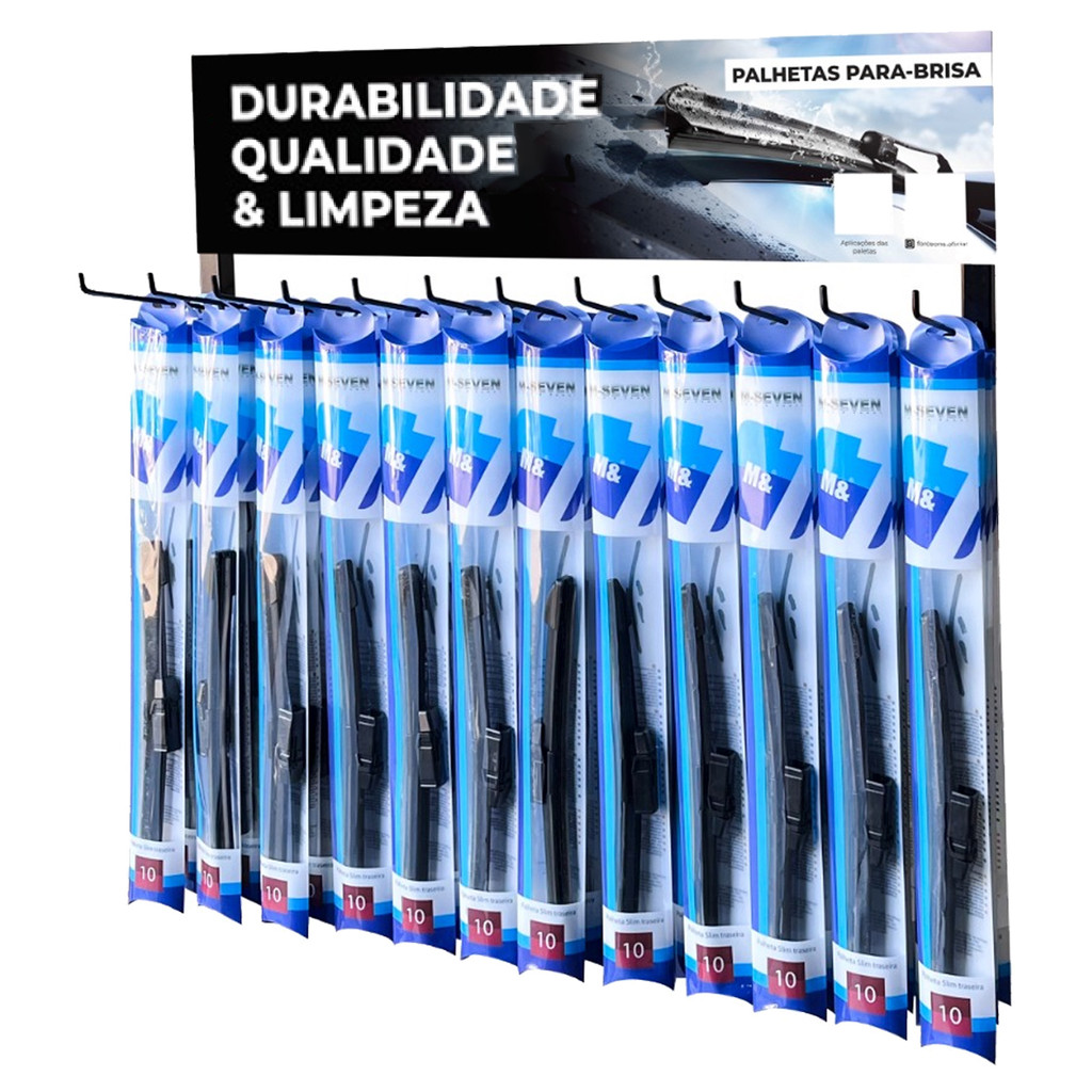 EXPOSITOR DE PALHETA DE PISTA C/ 12 GANCHOS - FORCE ONE