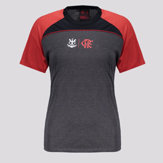 Camisa Flamengo Aurora Feminina Cinza em Oferta na Shopee