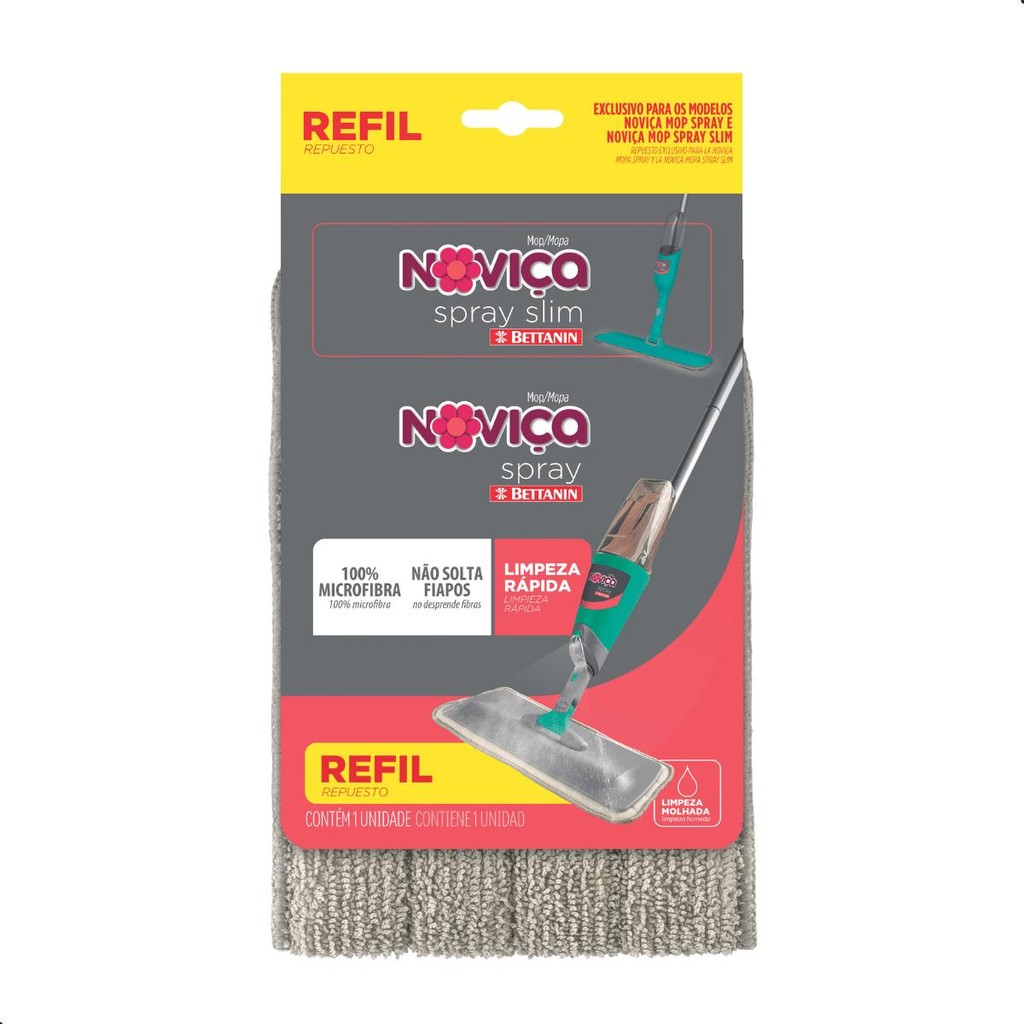 Detalhes do Kit Reposição para Mop Spray Noviça