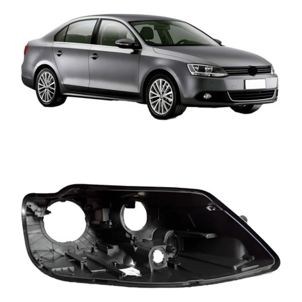 Carcaça Farol Vw Jetta 2011 2012 2013 2014 2015 A 2018