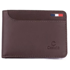 Carteira Casteliê 5888 Couro Masculina - Marrom