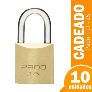 Cadeado Pado LT-25 25mm - Caixa com 10 Unidades em Oferta na Shopee