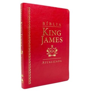 Bíblia King James Atualizada Slim | KJA | Vermelha em Oferta na Shopee