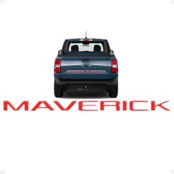 Faixa Traseira Compativel Maverick Adesivo Resinado Vermelho
