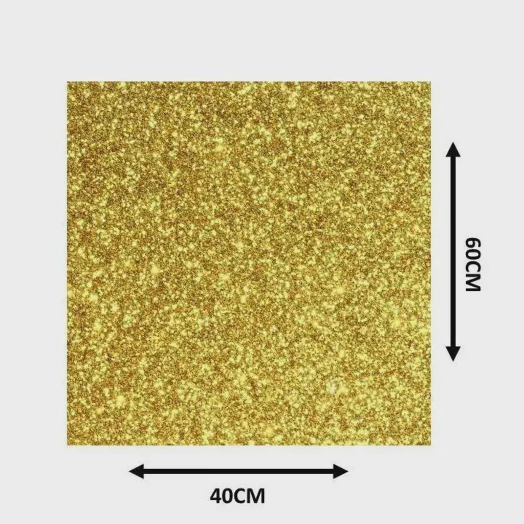 Folha EVA Glitter Ouro 2mm 40x60 – 5 unidades Make+ em Oferta na Shopee