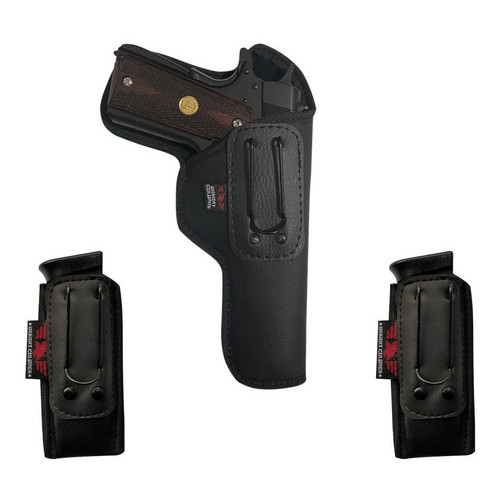 Coldre Velado Gc Md2, Md7, Md6, 1911 + 2 Porta Carregadores