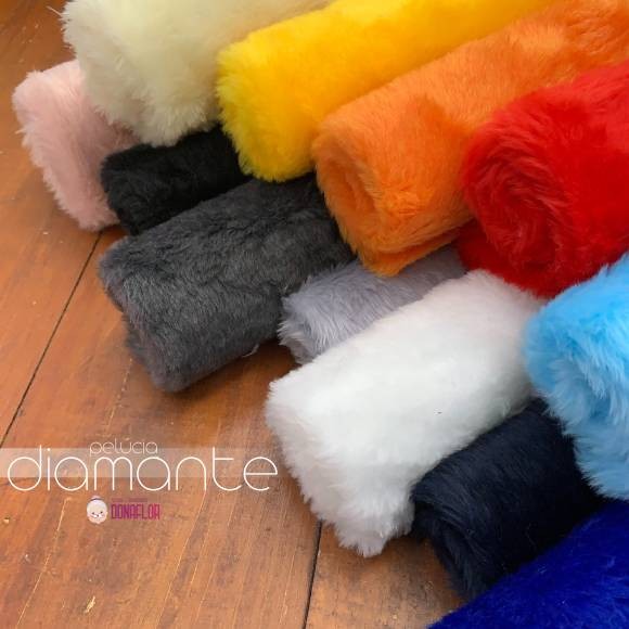Recorte 40X80cm Pelúcia Diamante para Artesanatos em Oferta na Shopee