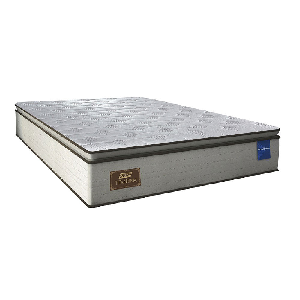 Colchão Casal Titan com Molas PowerBlue 138x188x27cm Gazin