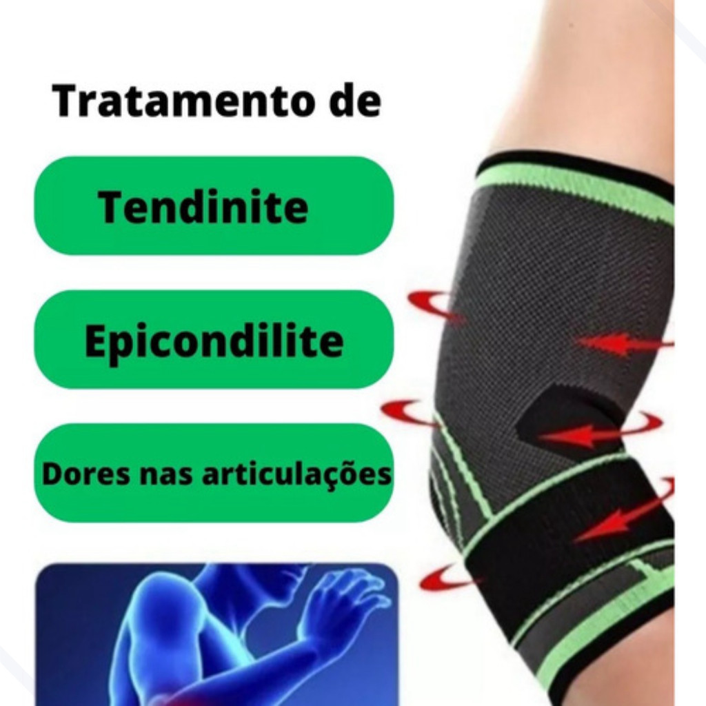 Cotoveleira Ortopédica Para Epicondilite Estabilizador Faixa De Cotovelo