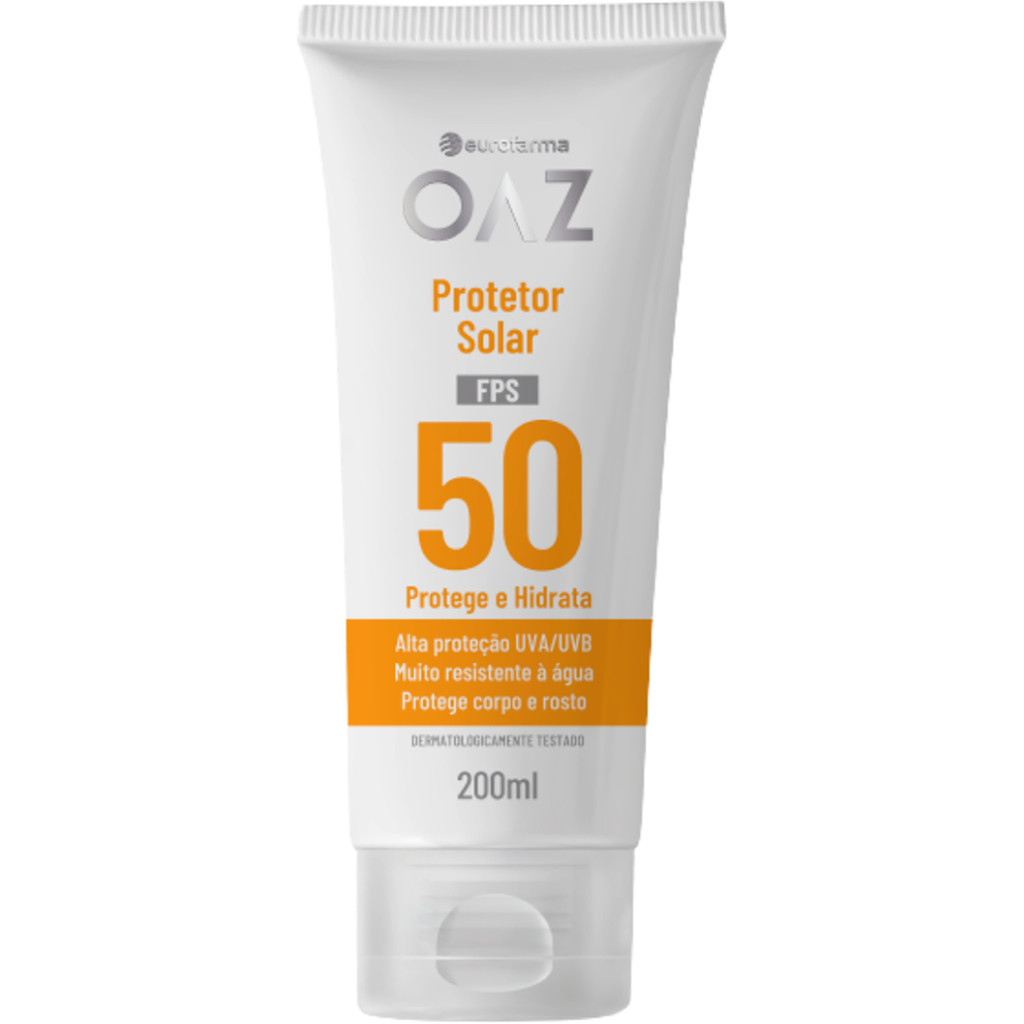 Protetor Solar Fator 50 FPS OAZ